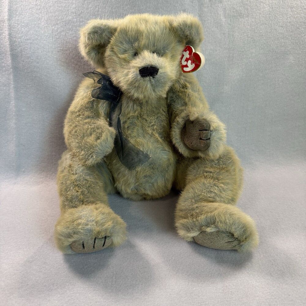Vintage TY Classic Belvedere Teddy Bear 1999 Retired Tag Plush Stuffed Animal